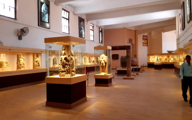 Interior of the Government Museum at Mathura