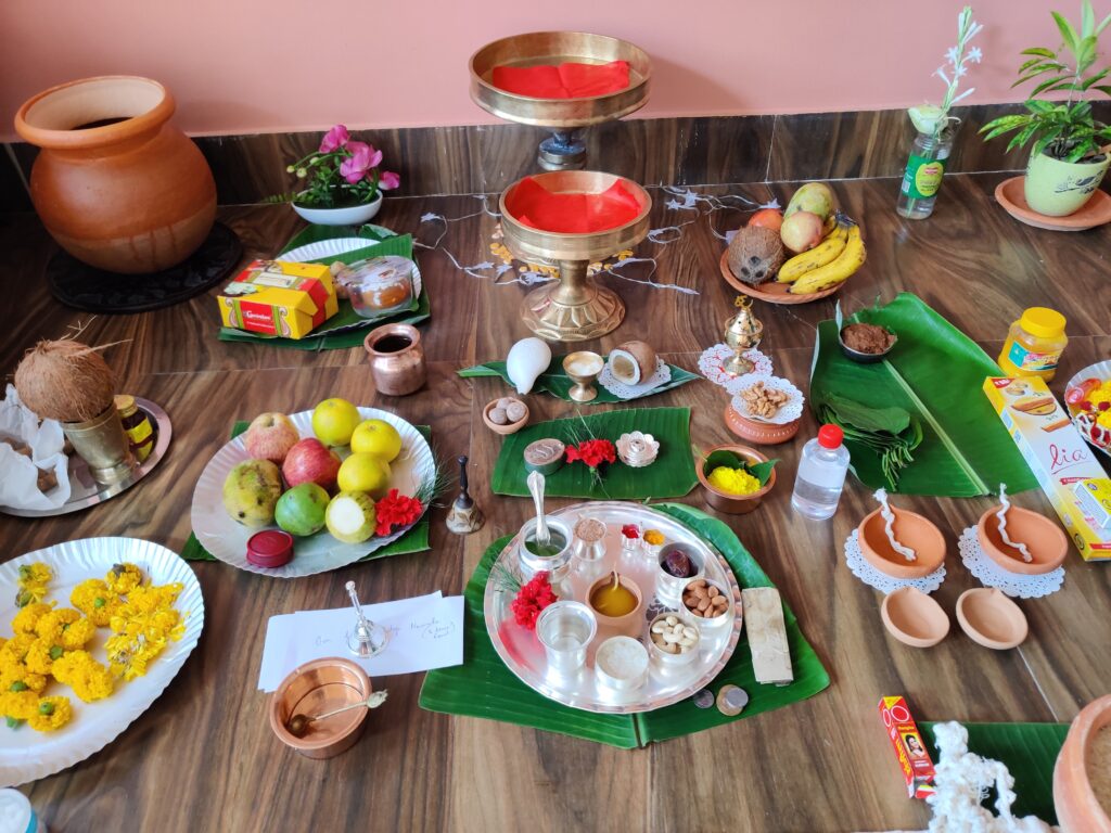A spread of offerings/Prasad during Ganesh Chaturthi, most awaited festival celebrated by the Hindus.