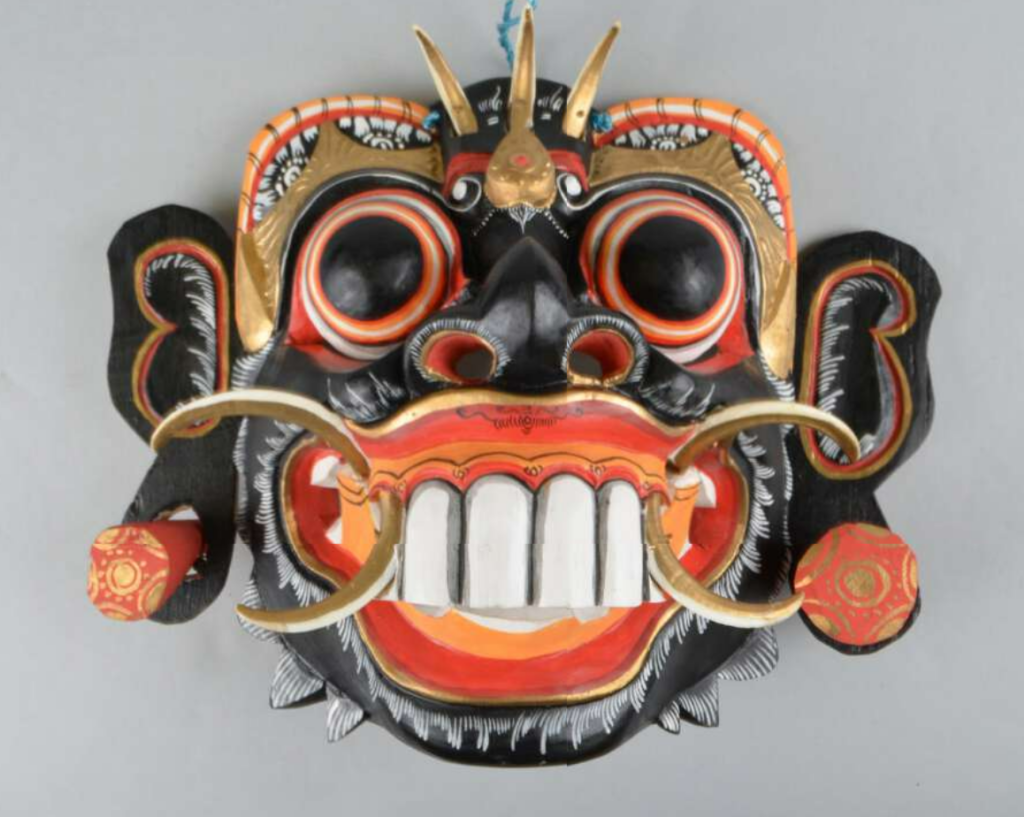 Rangda mask from Bali, Indonesia