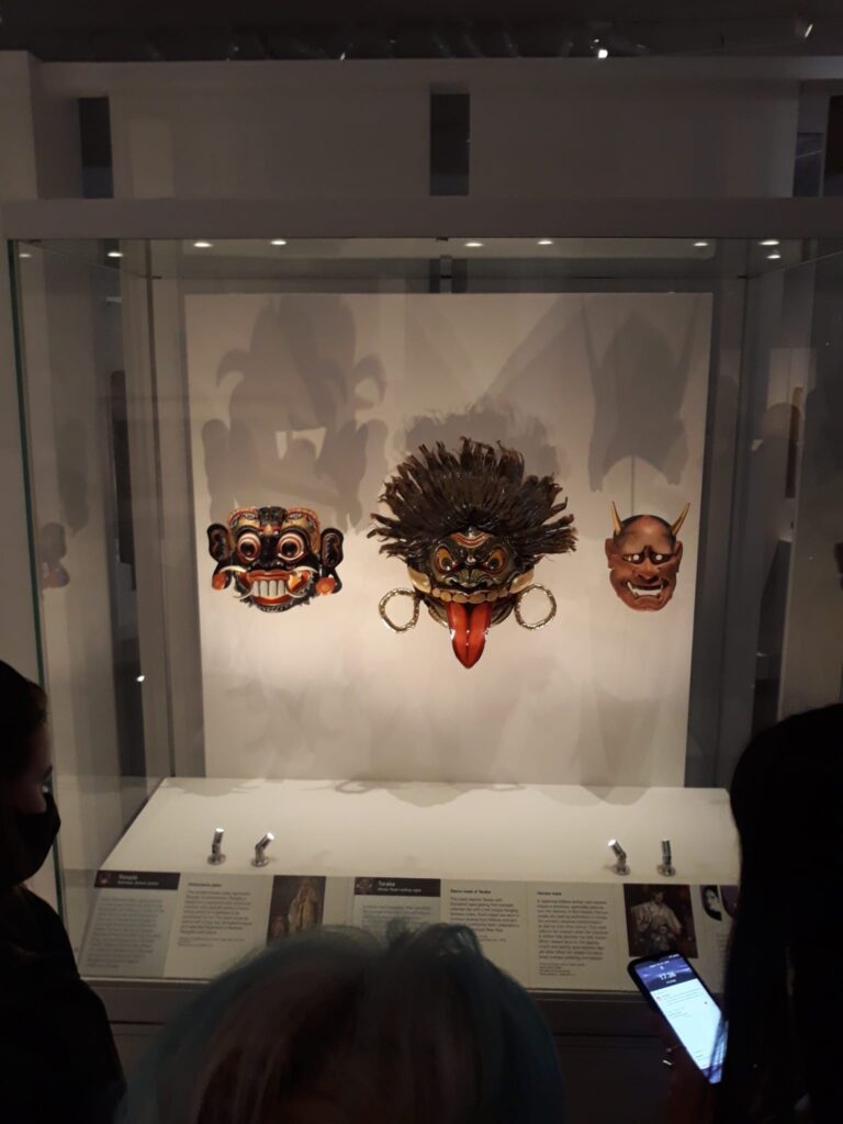 Radga mask on display at the British Museum