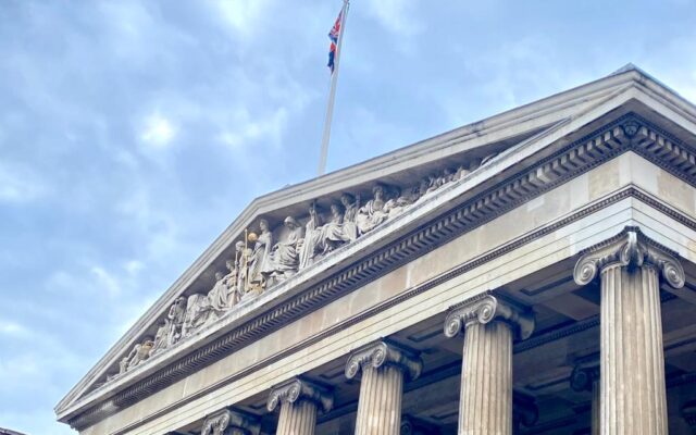 British Museum colonnade