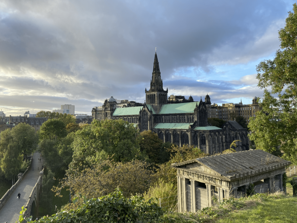 View of Glasgow with Cathedral