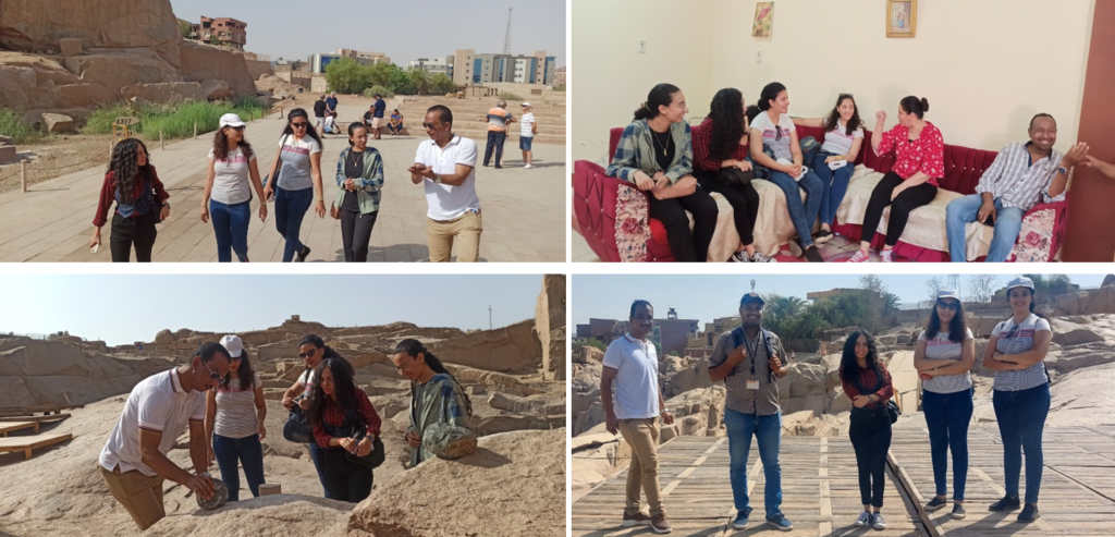 Participants at the Nubia Museum Summer Training 