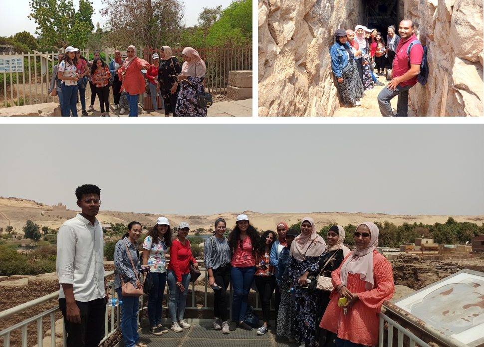 Participants at the Nubia Museum Summer Training 