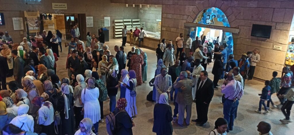 Guests inside the Nubia Museum, Egypt for the silver anniversary celebrations