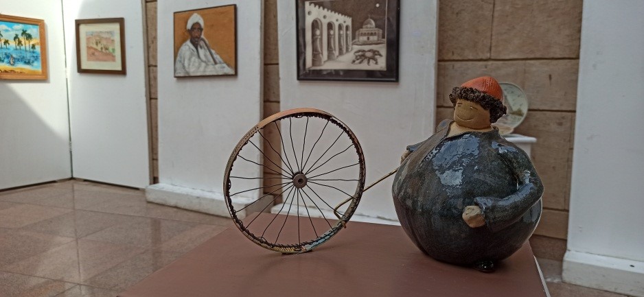 Art exhibition at the Nubia Museum