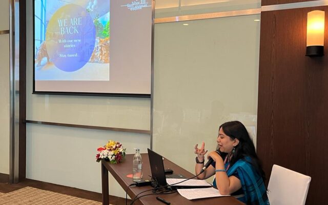 Vishi chairing a session at IPPA 2022