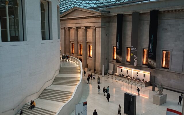 Photograph of the Great Court at the British Museum.