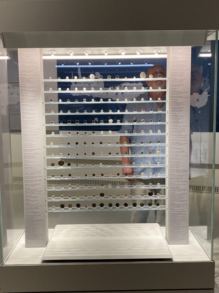 Objects on display at the Archaeological Museum of Chania