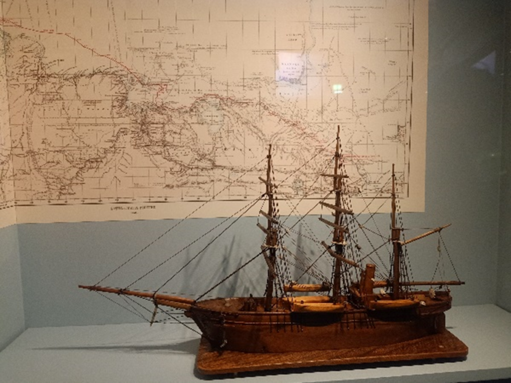 Display inside the Maritime Heritage Museum