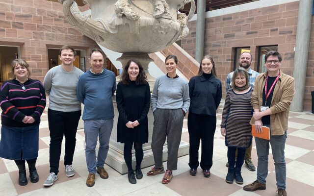 The ITP team and UK partners photographed at the Burrell Collection.
