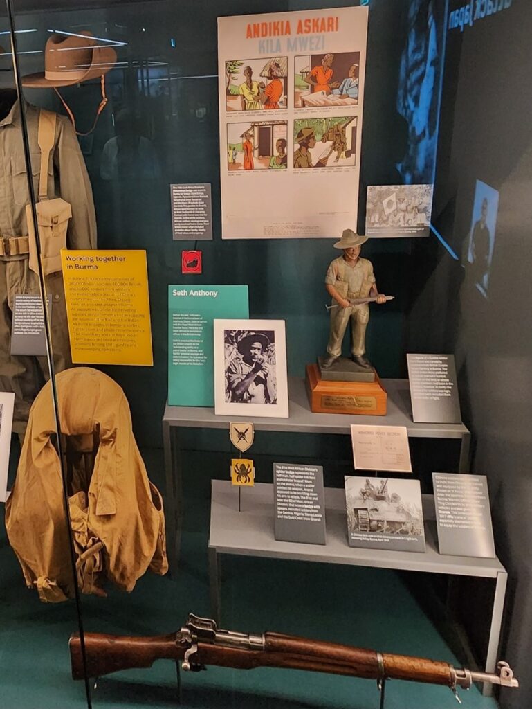 Photograph of a gallery showcase