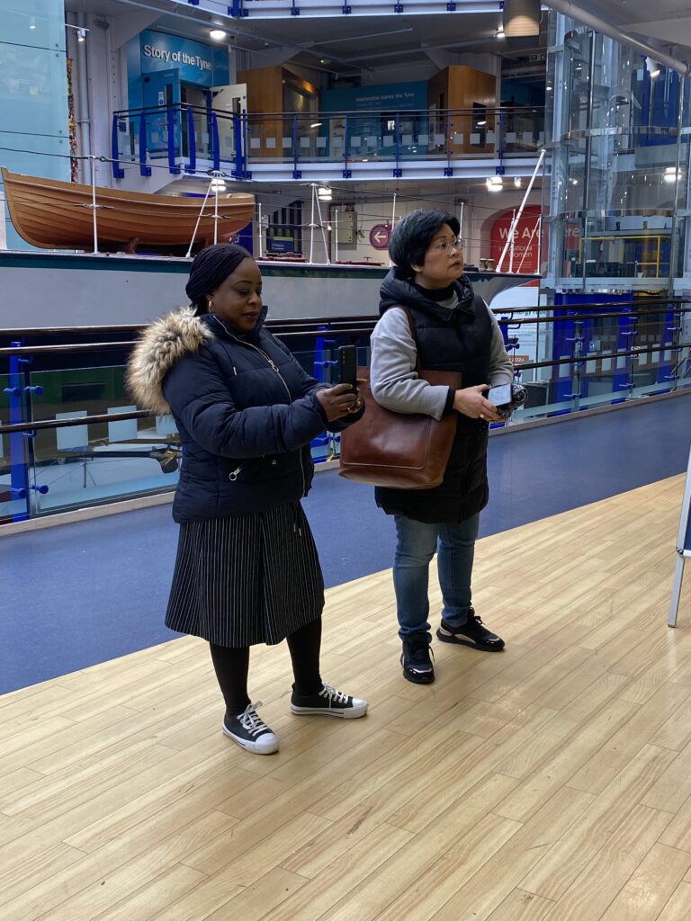 Beatrice Bamigbade at the Discovery Museum in Newcastle