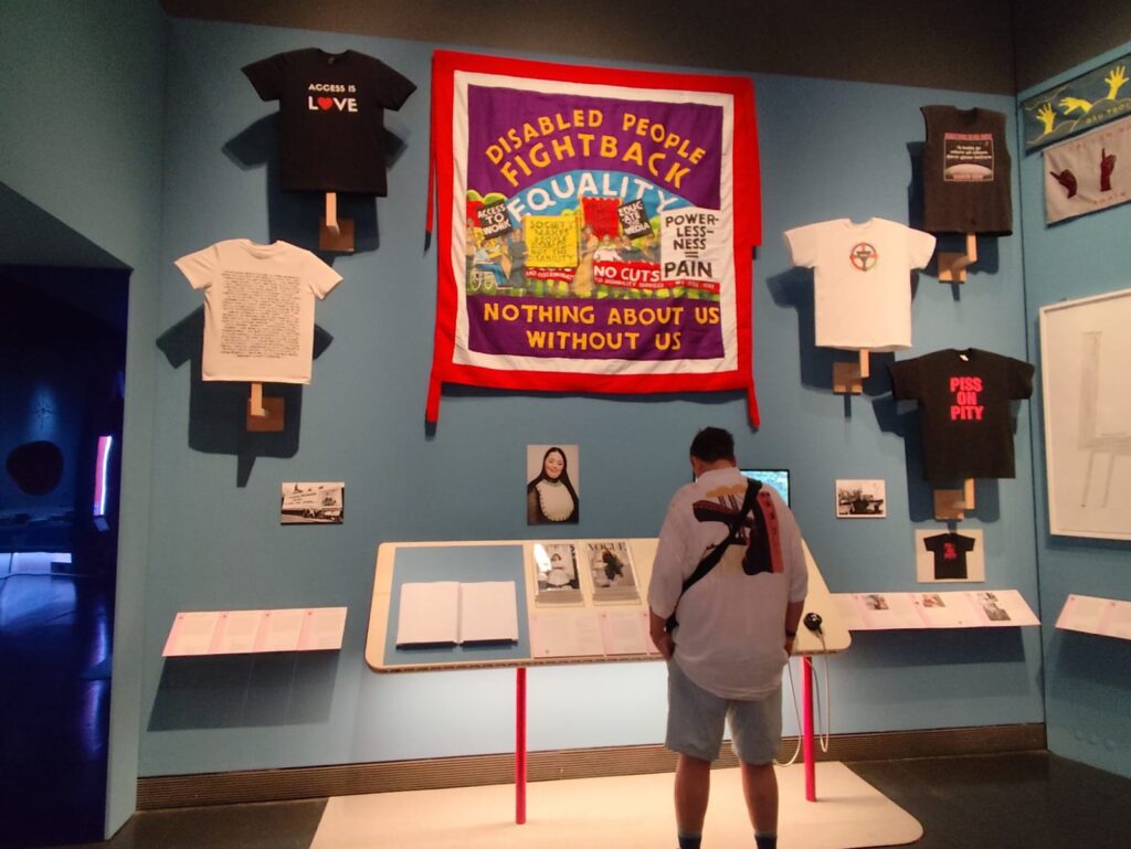 Photograph of an exhibition showcase