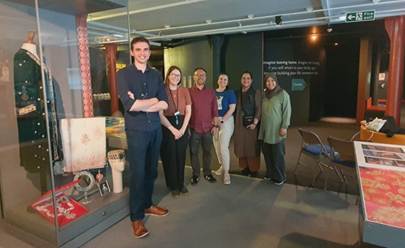 Six people posing for a photo