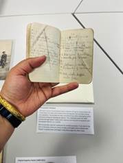 Photograph of a notebook